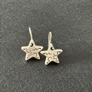 Silpada Silver Star Earrings